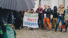 Demo auf dem Greifswalder Markt (Bild: Ole Kracht)