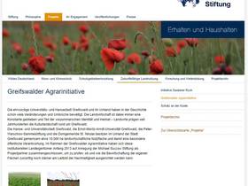 Webseite der Greifswalder Agarinitiative