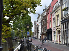 Foto eines Radweges in der niederländischen Stadt Utrecht.